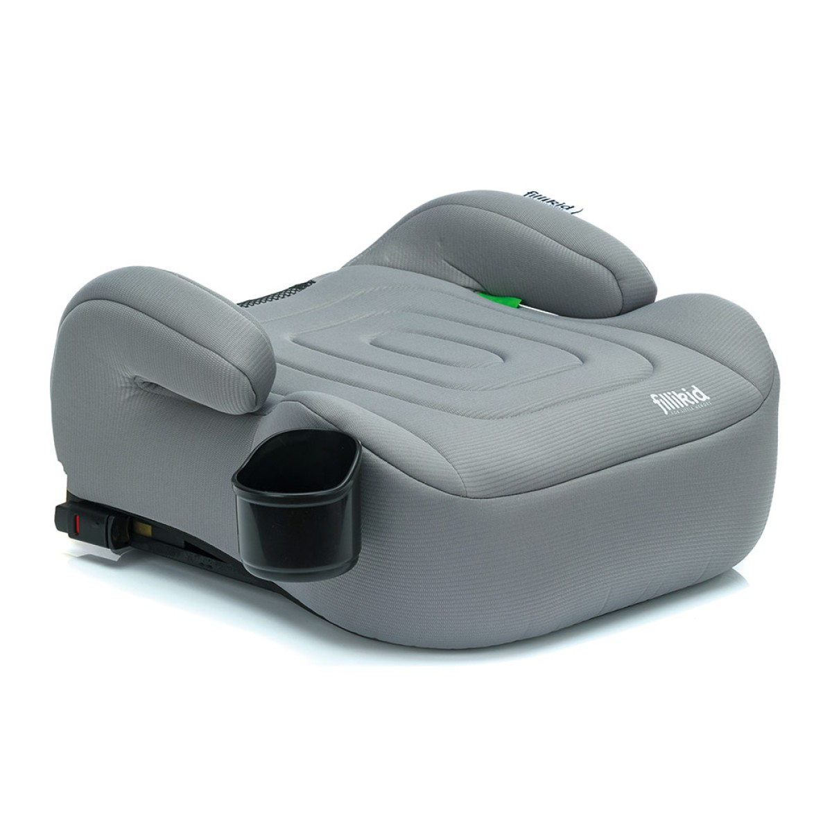 Fillikid Booster sjedalo za auto Flip deluxe s Isofix i-size podesivim priključkom i držačem za čašu